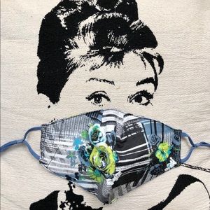 Adjustable Vintage Fabric Face Mask